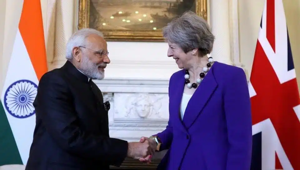 Modi and Theresa May